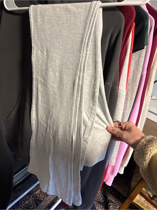 Together Sweaters - Light Gray women’s fold over yoga pants